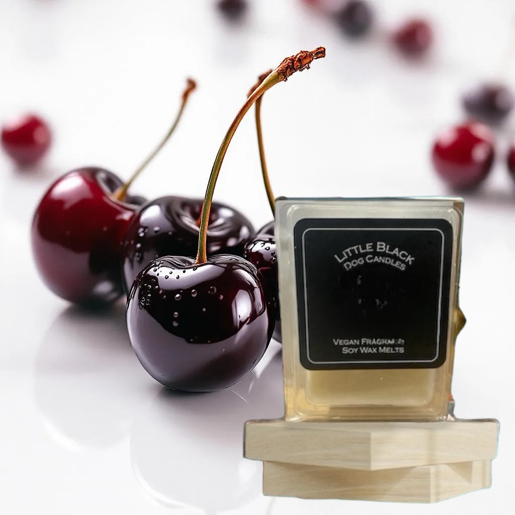 Black cherry fragranced soy wax melts