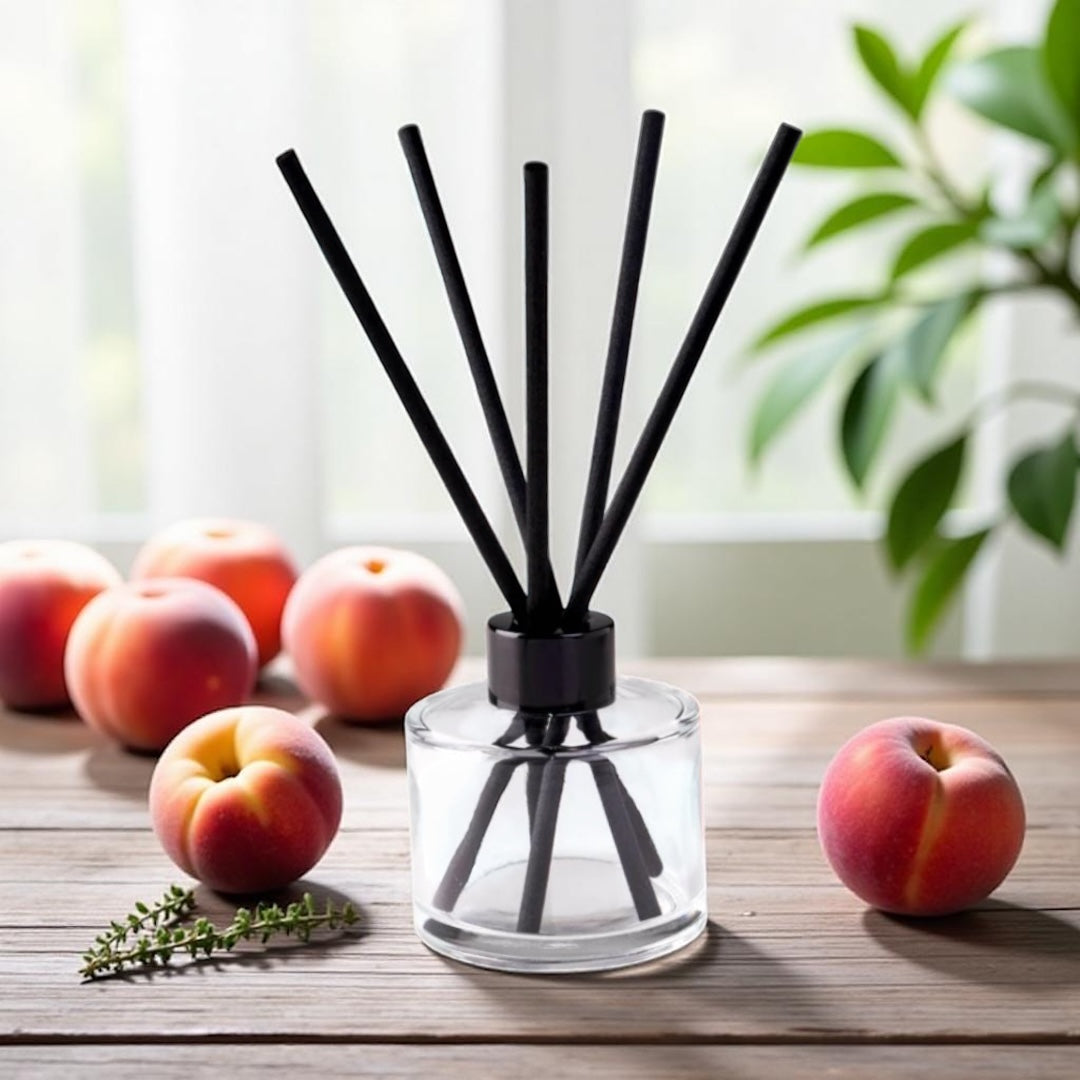 Peach Thyme Spritz fragranced reed diffuser