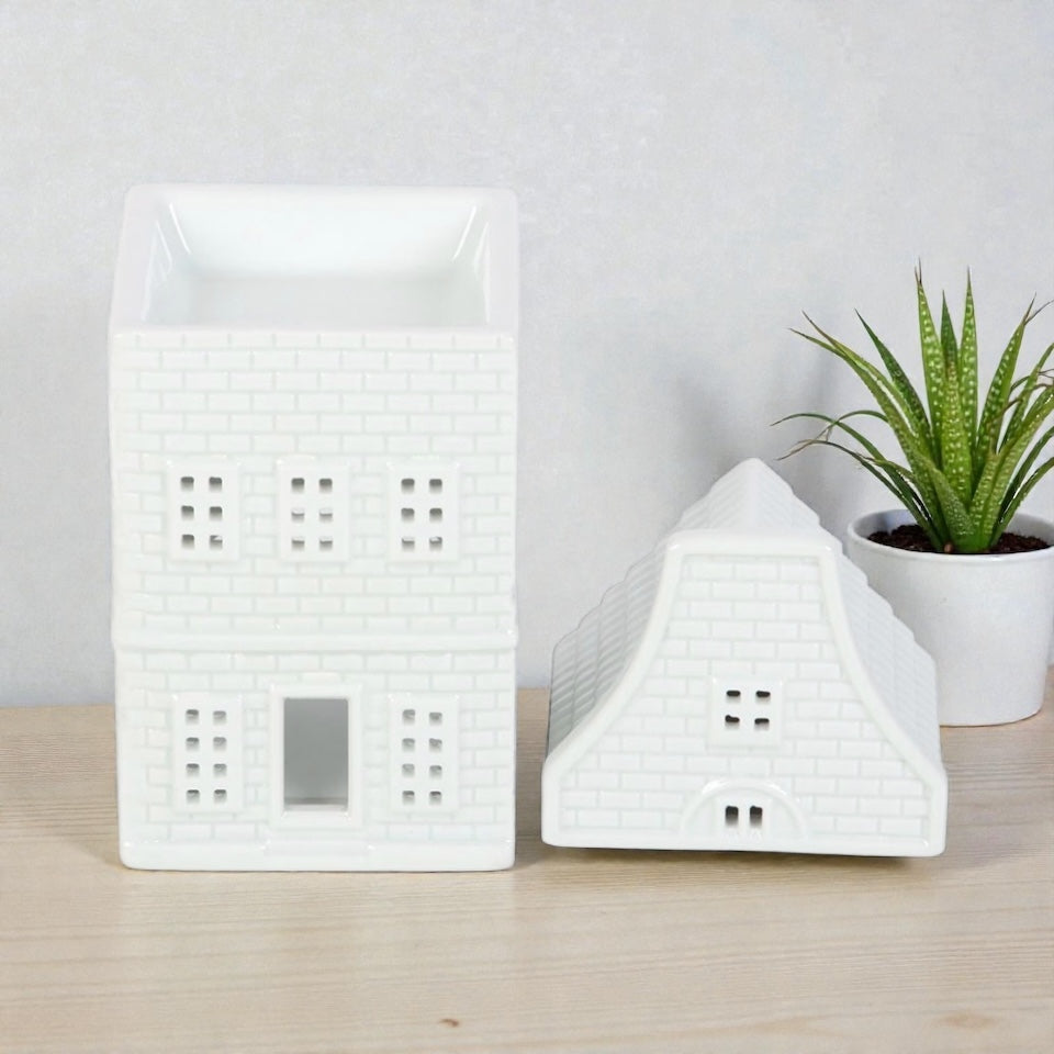 White Nordic house oil burner & wax warmer