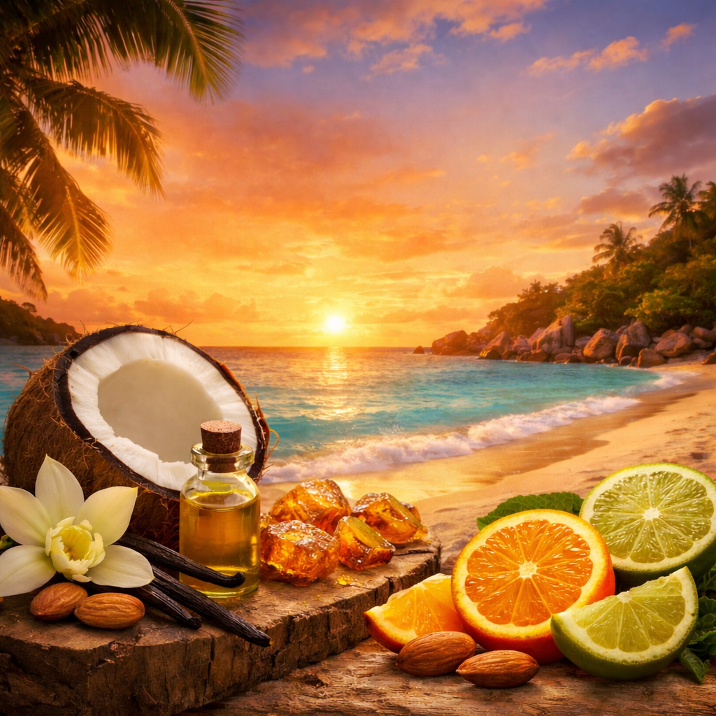 Seychelles fragranced soy wax melts