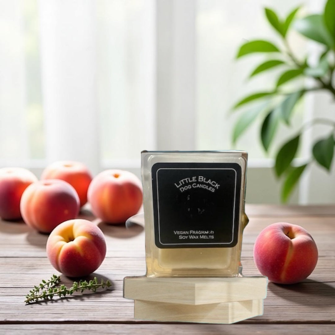 Peach & Thyme Spritz fragranced soy wax Melts