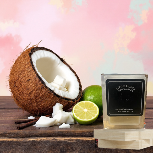 Coconut and Lime fragranced soy wax melts