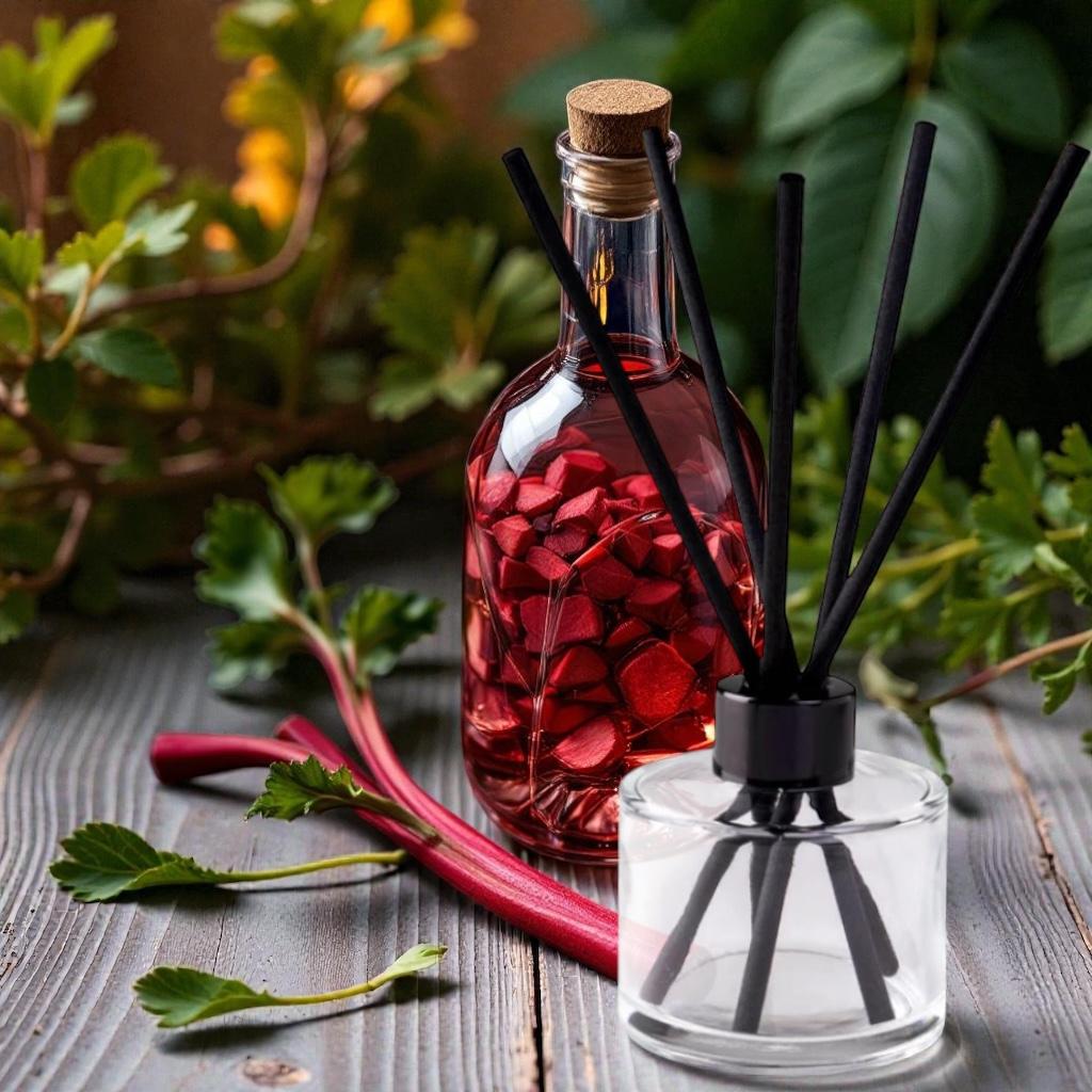 Rhubarb Gin fragranced vegan reed diffuser