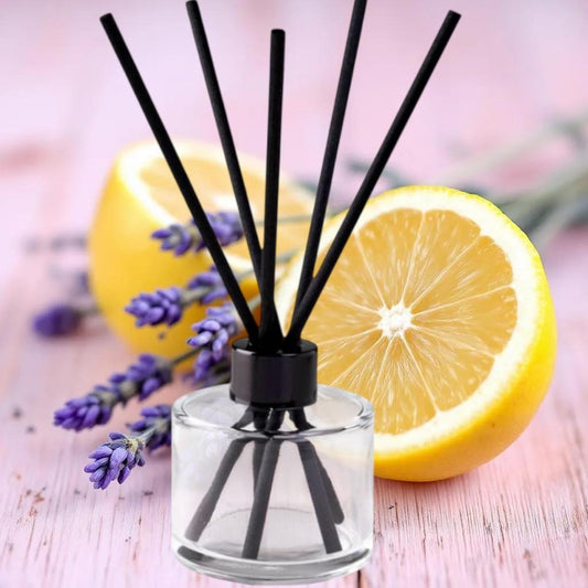 Lemon and Lavender fragranced Vegan reed diffuser