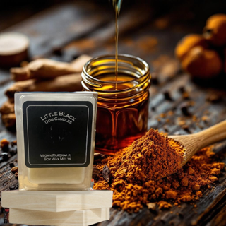 Dark Honey and Tobacco fragranced soy wax melts