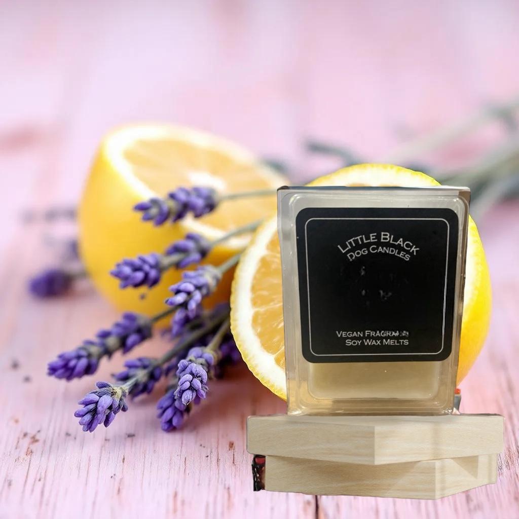 Lemon and Lavender fragranced soy wax melts